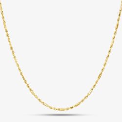 9ct Yellow Gold 18 Inch Figaro Rope Chain 1.12.1174