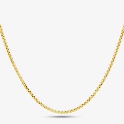 9ct Yellow Gold 20 Inch Box Chain HBFB-250-9Y-20