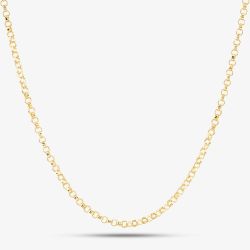 9ct Yellow Gold Round Belcher Chain SRBP-230-9Y