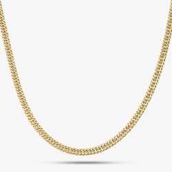9ct Yellow Gold 20 Inch Flat Curb Chain HCDC-310-9Y-20