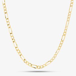 9ct Yellow Gold 18 Inch Hollow Figaro Chain 18HOLFIG80