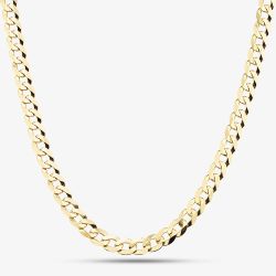 9ct Yellow Gold 20 Inch Flat Curb Chain SUFC-530-9Y-20