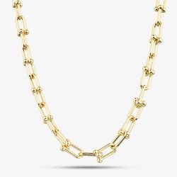 9ct Yellow Gold 18 Inch Fancy Ball Bar Chain HBGT-850-9Y-18