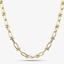 9ct Yellow Gold 18 Inch Fancy Ball Bar Chain HTLC-600-9Y-18