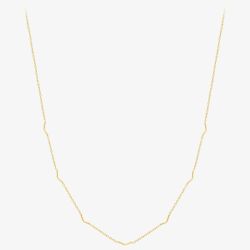 9ct Gold 18 Inch Multi V Bar Chain 111125127467