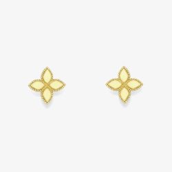 9ct Yellow Gold Flower Stud Earrings 120125147547