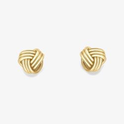 9ct Yellow Gold Knot Stud Earrings 120125147610