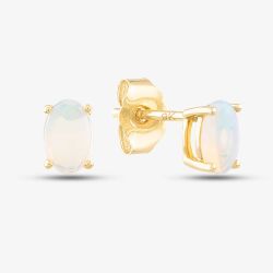 9ct Oval Opal Stud Earrings G40-5890-25