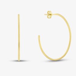 9ct Gold 30mm Hoop Earrings GE2203