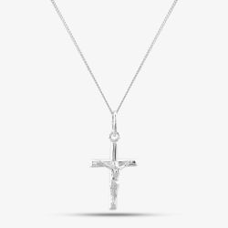 Silver Crucifix Pendant 8-64-1683
