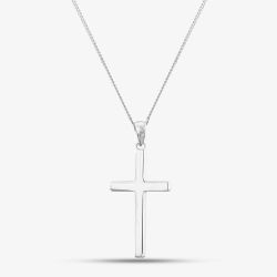Sterling Silver Plain Cross Pendant 8.64.2871