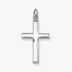 Sterling Silver Cross Loose Pendant G6626