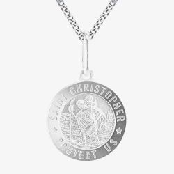 Sterling Silver St. Christopher Travel Loose Pendant 8.64.3143