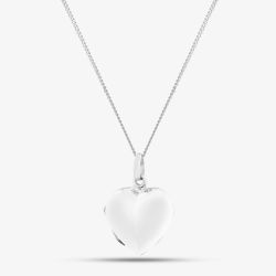 Sterling Silver Heart Locket Pendant 8.65.1443