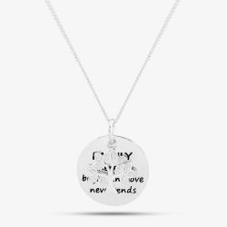 Sterling Silver Stone Set Family Tree Pendant 8.68.4239