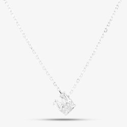 Sterling Silver Cubic Zirconia Crown Pendant N611057