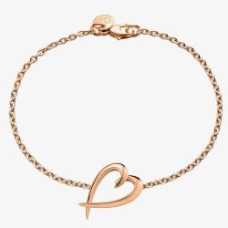 Shaun Leane Rose Gold Vermeil Heart Bracelet SA020.RVNABOS