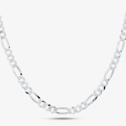 Silver Figaro Chain SFFP-630-AG
