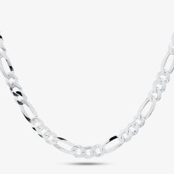Silver 20 Inch Figaro Chain SFFP-810-AG-20