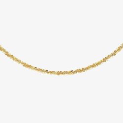 LUXE Silver Gold Plated Tocalle Necklace 8.19.7794