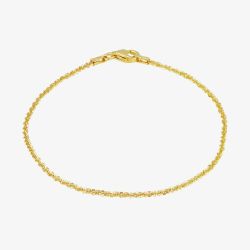 LUXE Silver Gold Plated Tocalle Chain Bracelet 8.29.7792