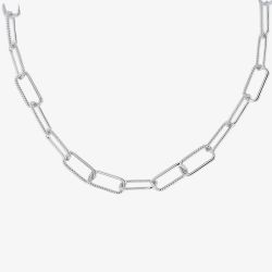 Silver Half Twist Paperlink Chain 8.16.0284