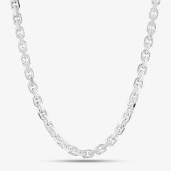 Silver 20 Inch Square 5.5mm Belcher Chain SDMC-550-AG-20