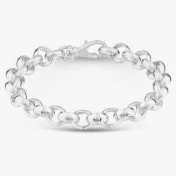 Sterling Silver 8 Inch Belcher Bracelet S5233