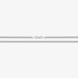 Silver 16 Inch Close Curb Chain G1130/16