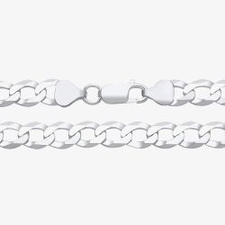 Sterling Silver 8 Inch Curb Chain Bracelet S1025-08