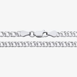 Sterling Silver 16 Inch Double Curb Chain S1119-16
