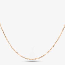 Rose Gold Plated 20 Inch Trace Chain CA4DC040/0.50 RGP