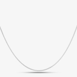 Sterling Silver 16 Inch Flat Curb Chain CU2DC035/0.40