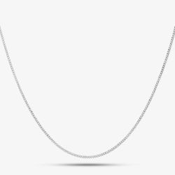 Sterling Silver 20 Inch Flat Curb Chain CU2DC035/0.50