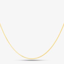 Gold Plated 16 Inch Flat Curb Chain CU2DC035/0.40 GP