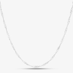 Silver 20inTwist Curb Chain 8.13.0655