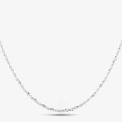 Sterling Silver 20 Inch Sparkle Effect Chain 8.18.5975