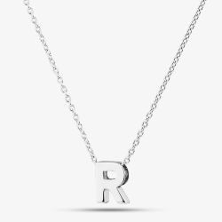 Sterling Silver R Initial Pendant CN2583RX11800R1