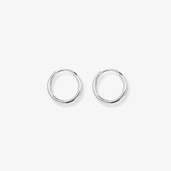 Sterling Silver 11mm Sleeper Hoop Earrings G5531