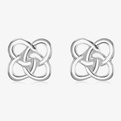 Sterling Silver Celtic Knot Stud Earrings 8.55.7199