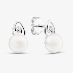 Sterling Silver Freshwater Pearl Stud Earrings AE25529Z-WFM/R