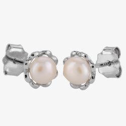 Sterling Silver 4.5-5.5mm Freshwater Pearl Stud Earrings EOW70052FW