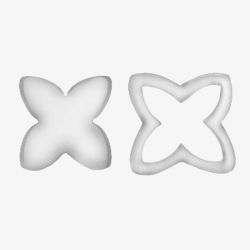 Sterling Silver Flower Stud Earrings 8.55.8609