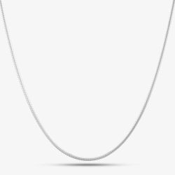 Silver 18 Inch Round Snake Chain 8.10.3674