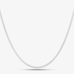 Silver 20inch Curb Chain N222