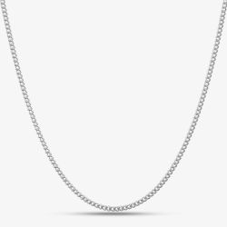 Silver 22inch Curb Chain N228