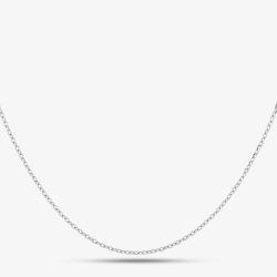 Silver 18inch Round Belcher Chain N501
