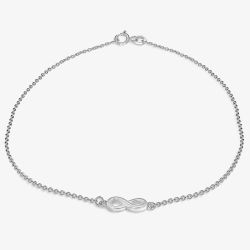 Sterling Silver 26cm Infinity Anklet 8.23.7195