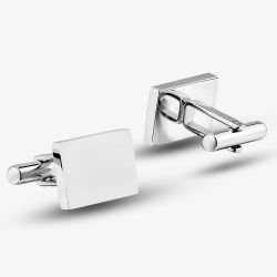 Stainless Steel Plain Rectangle Cufflinks OSC-071S