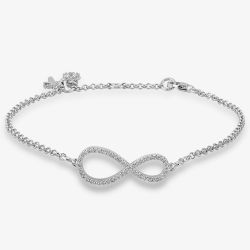 Rosa Lea Pave Infinity Bracelet AE-950632HA-1